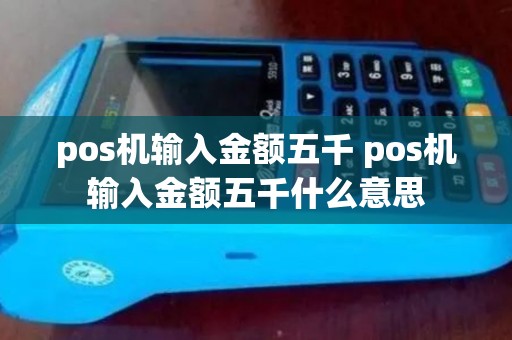 pos机输入金额五千 pos机输入金额五千什么意思