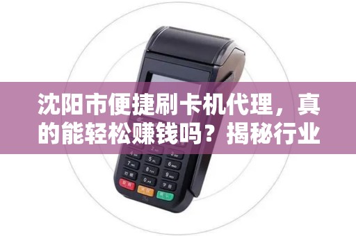 沈阳市便捷刷卡机代理，真的能轻松赚钱吗？揭秘行业真相！