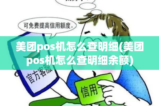 美团pos机怎么查明细(美团pos机怎么查明细余额)