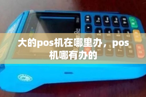 大的pos机在哪里办，pos机哪有办的