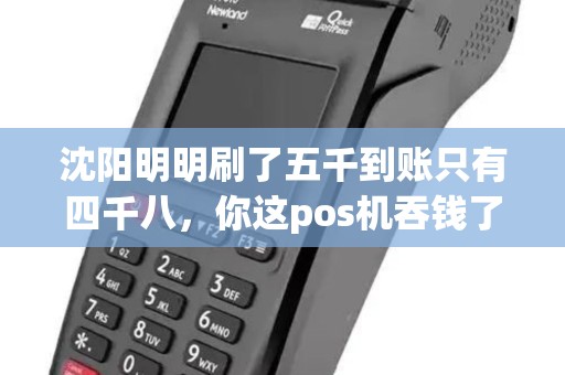 沈阳明明刷了五千到账只有四千八，你这pos机吞钱了没？