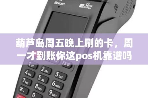 葫芦岛周五晚上刷的卡，周一才到账你这pos机靠谱吗？