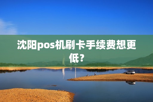 沈阳pos机刷卡手续费想更低？