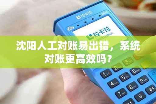 沈阳人工对账易出错，系统对账更高效吗？
