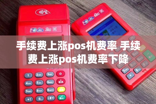 手续费上涨pos机费率 手续费上涨pos机费率下降