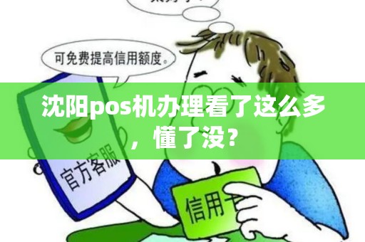 沈阳pos机办理看了这么多，懂了没？