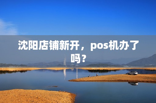 沈阳店铺新开，pos机办了吗？