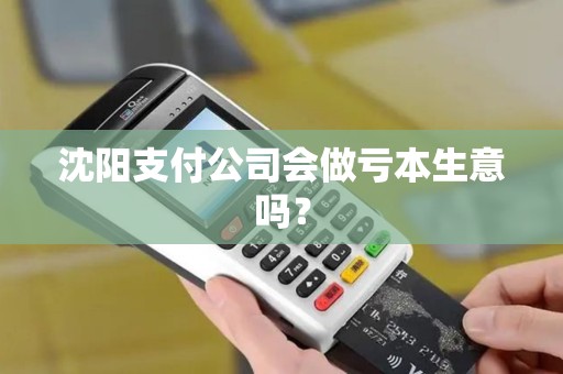 沈阳支付公司会做亏本生意吗？