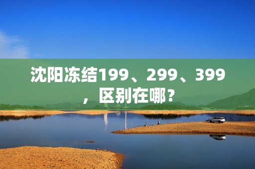 沈阳冻结199、299、399,区别在哪? 沈阳冻结199、299、399,区别在哪?