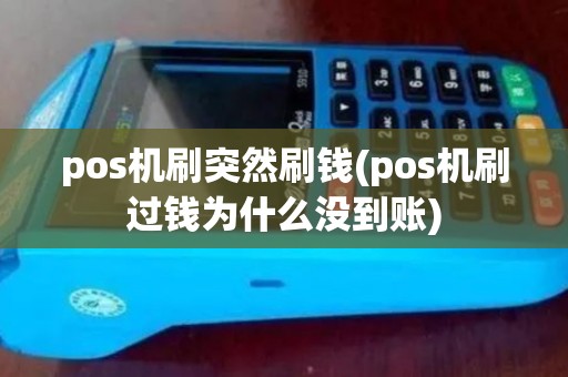 pos机刷突然刷钱(pos机刷过钱为什么没到账)