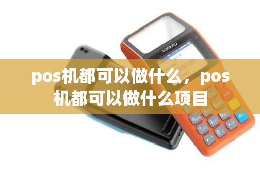 pos机都可以做什么，pos机都可以做什么项目