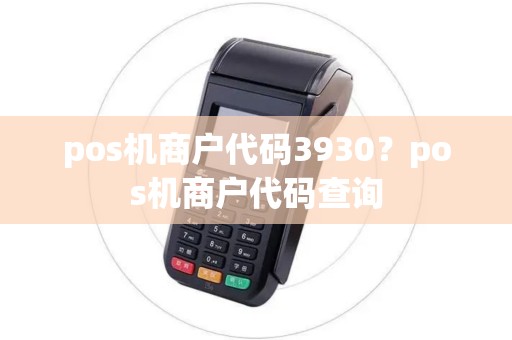 pos机商户代码3930？pos机商户代码查询