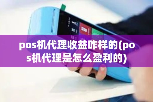 pos机代理收益咋样的(pos机代理是怎么盈利的)