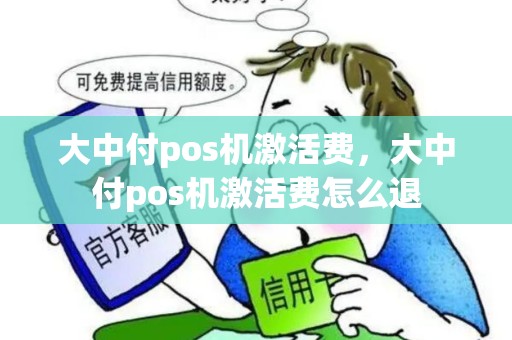 大中付pos机激活费，大中付pos机激活费怎么退
