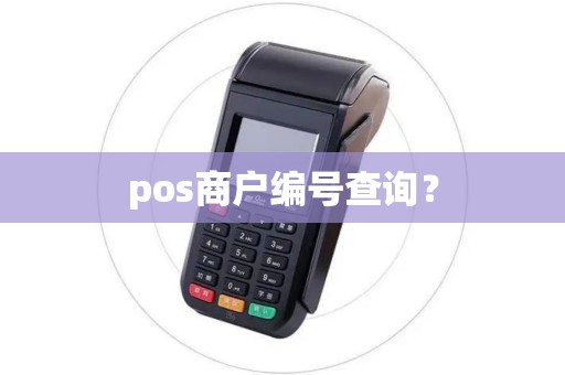 pos商户编号查询？