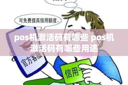 pos机激活码有哪些 pos机激活码有哪些用途
