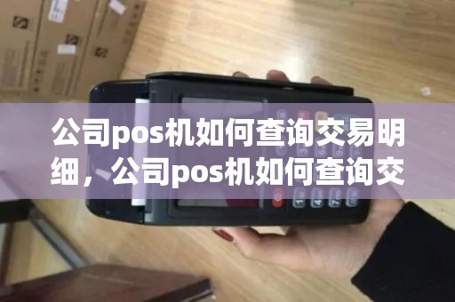 公司pos机如何查询交易明细，公司pos机如何查询交易明细账单
