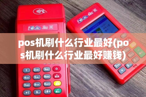 pos机刷什么行业最好(pos机刷什么行业最好赚钱)