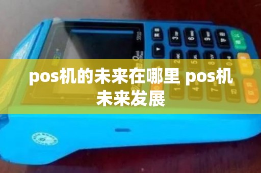 pos机的未来在哪里 pos机未来发展