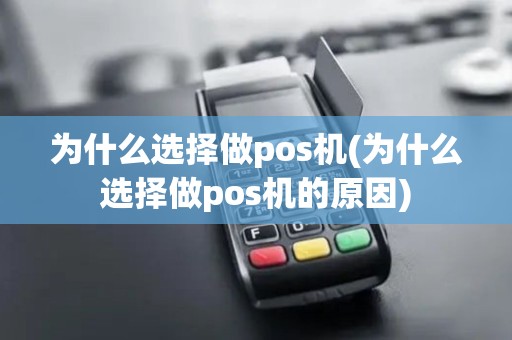 为什么选择做pos机(为什么选择做pos机的原因)
