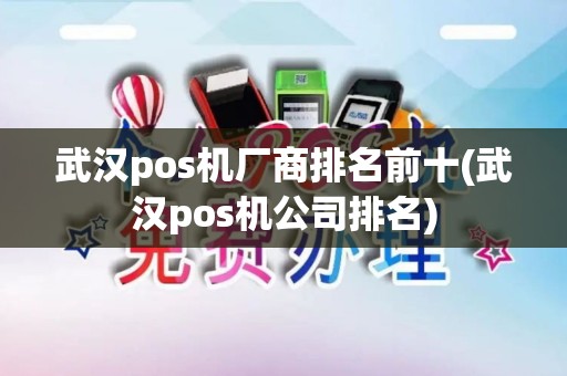 武汉pos机厂商排名前十(武汉pos机公司排名)