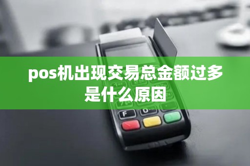pos机出现交易总金额过多是什么原因
