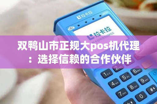 双鸭山市正规大pos机代理：选择信赖的合作伙伴