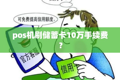 pos机刷储蓄卡10万手续费？