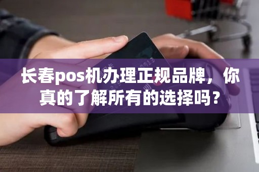 长春pos机办理正规品牌，你真的了解所有的选择吗？