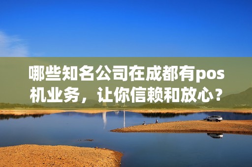 哪些知名公司在成都有pos机业务，让你信赖和放心？