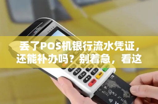 丢了POS机银行流水凭证，还能补办吗？别着急，看这里解决问题！
