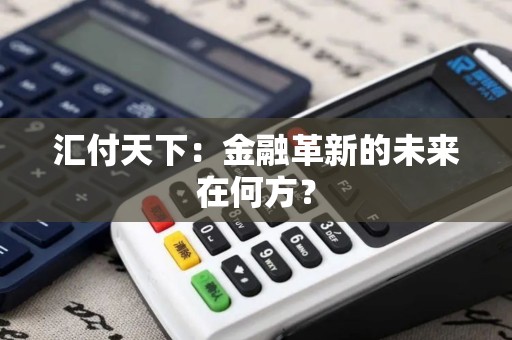 汇付天下：金融革新的未来在何方？
