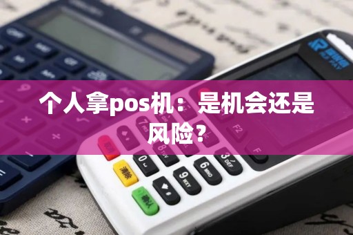 个人拿pos机：是机会还是风险？