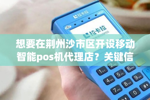 想要在荆州沙市区开设移动智能pos机代理店？关键信息都在这里！