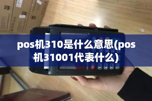 pos机310是什么意思(pos机31001代表什么)