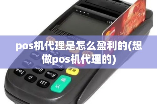 pos机代理是怎么盈利的(想做pos机代理的)