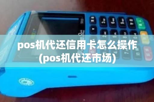 pos机代还信用卡怎么操作(pos机代还市场)