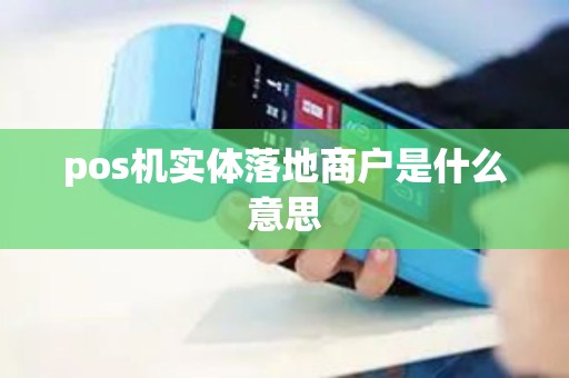 pos机实体落地商户是什么意思