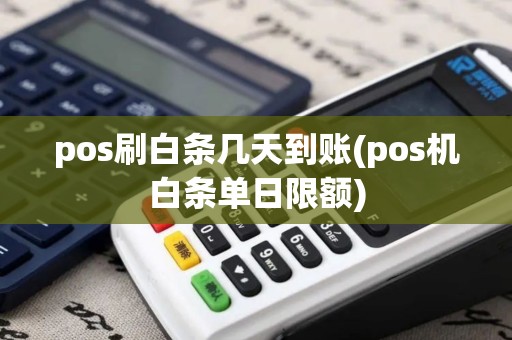 pos刷白条几天到账(pos机白条单日限额)