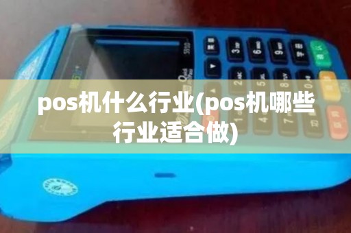 pos机什么行业(pos机哪些行业适合做)