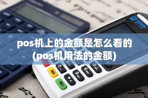 pos机上的金额是怎么看的(pos机用法的金额)