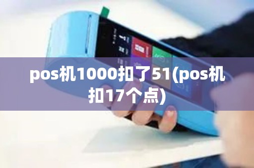 pos机1000扣了51(pos机扣17个点)
