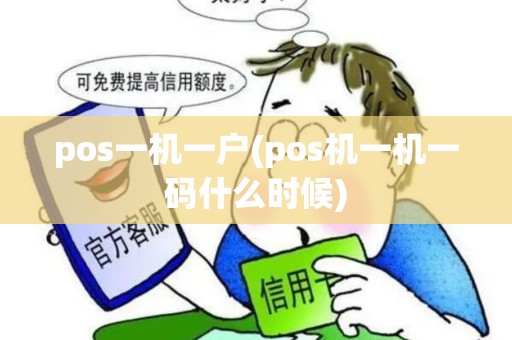 pos一机一户(pos机一机一码什么时候)
