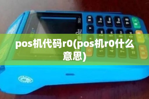pos机代码r0(pos机r0什么意思)
