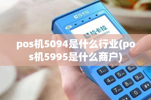 pos机5094是什么行业(pos机5995是什么商户)
