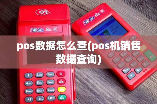 pos数据怎么查(pos机销售数据查询)
