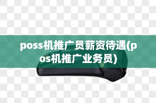 poss机推广员薪资待遇(pos机推广业务员)
