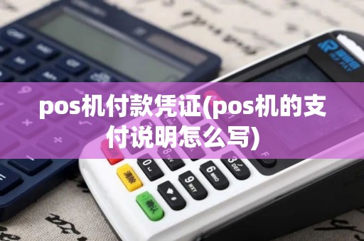 pos机付款凭证(pos机的支付说明怎么写)