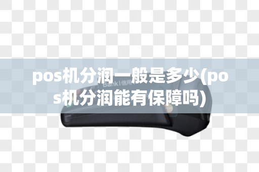 pos机分润一般是多少(pos机分润能有保障吗)