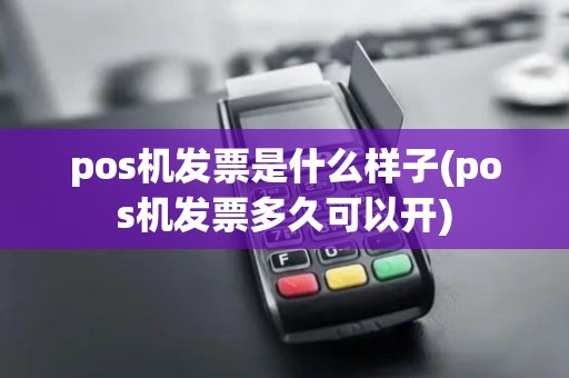 pos机发票是什么样子(pos机发票多久可以开)